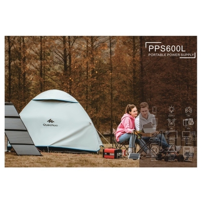 7.2kg PPS600L μπαταριών εφεδρικός ηλεκτρικού ρεύματος σταθμός παραγωγής ηλεκτρικού ρεύματος παροχής 600w φορητός