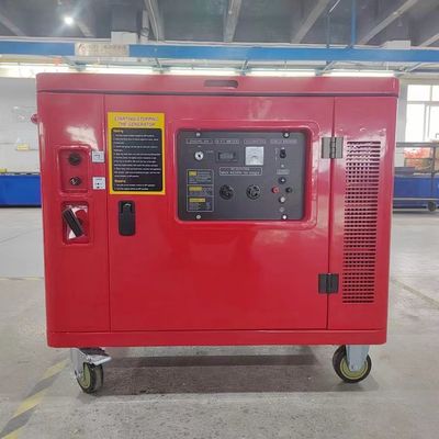 15HP η μηχανή τροφοδότησε την κινητή σιωπηλή γεννήτρια 6.5kw 69db αερίου με τον υγιή θόλο απόδειξης