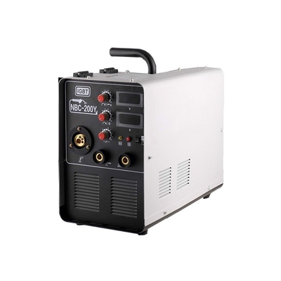 Ενιαία μηχανή συγκόλλησης γεννητριών 6.4KVA IGBT οξυγονοκολλητών αερίου σωλήνων φορητή NBC 200Y