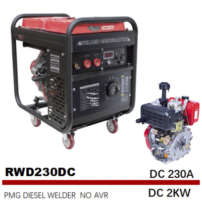 PMG μηχανή diesel - οδηγημένη συγκόλλησης διαδικασία έναρξης SMAW μηχανών ηλεκτρική